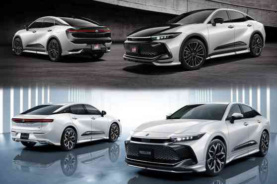All-new Toyota Crown looks sleek in Modellista, GR Parts kit image