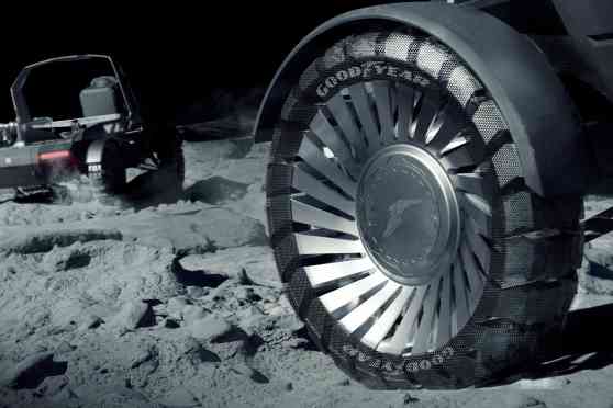 Goodyear developing tires for NASA new moon rover image