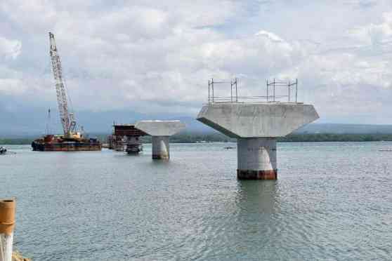 Panguil Bay Bridge project is now at 56% image