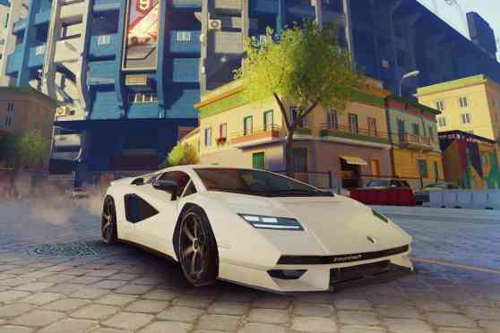 Check out this sick Lamborghini Countach on Asphalt video game image