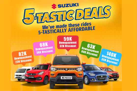 Suzuki opens month of August with 5-tastic deals image