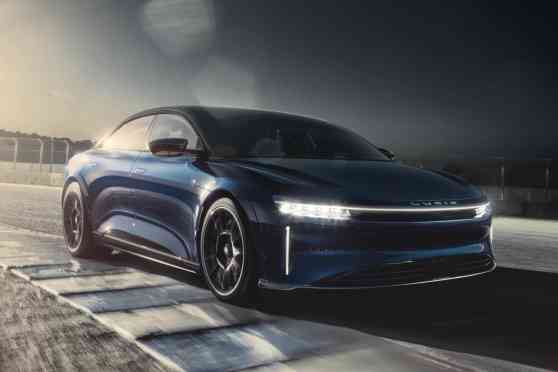 Lucid Air Sapphire has 1200 PS, does 0-97 km/h under 2 seconds image