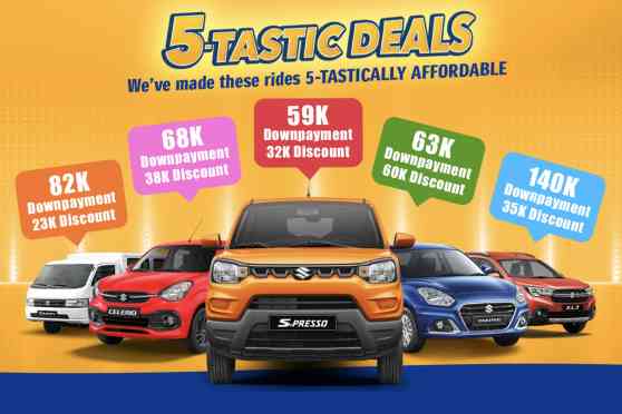 Suzuki 5-Tastic Promo extended until September 30 image