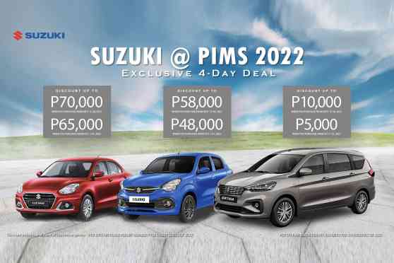 Suzuki offering exclusive deals for Dzire, Celerio, Ertiga at PIMS 2022 image