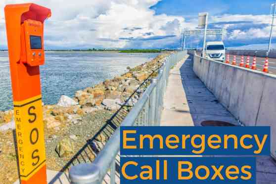Emergency call boxes to help motorists with car trouble at CCLEX image