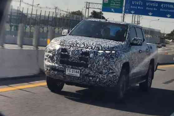 LOOK: Camoed All-new Mitsubishi Strada spotted in Thailand image