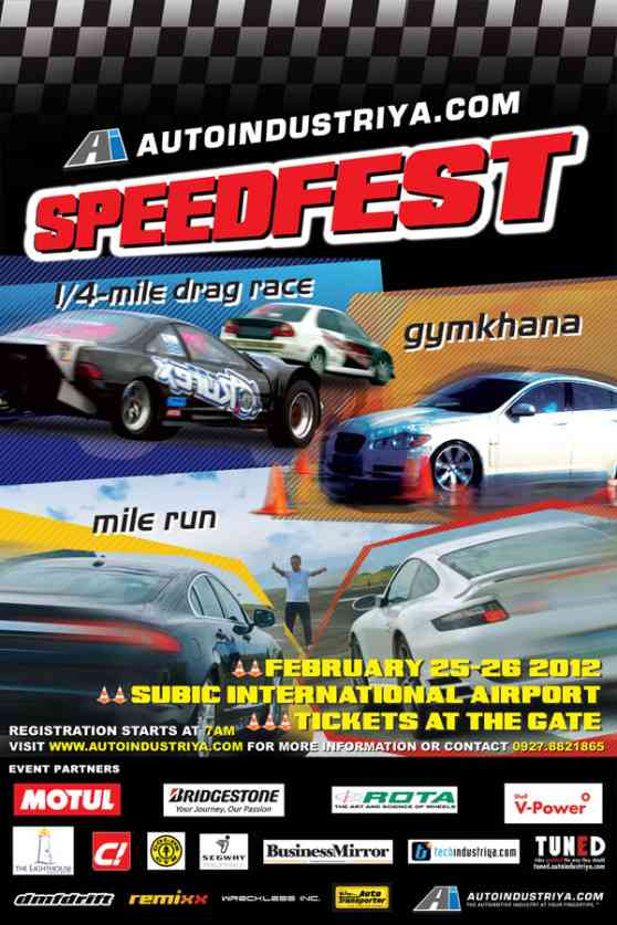AutoIndustriya.com Speedfest slated on February 25-26, 2012 image