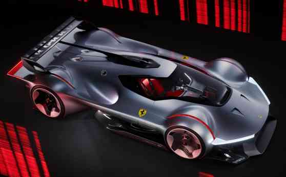Ferrari's imagination runs wild with Vision Gran Turismo hypercar image