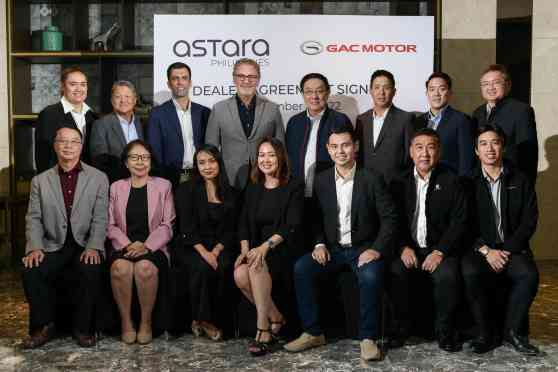 Astara Philippines adds GAC Motor to its automotive portfolio image