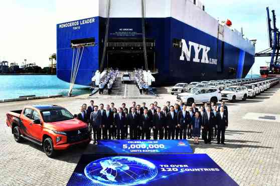 Mitsubishi has exported 5 million vehicles from Thailand image