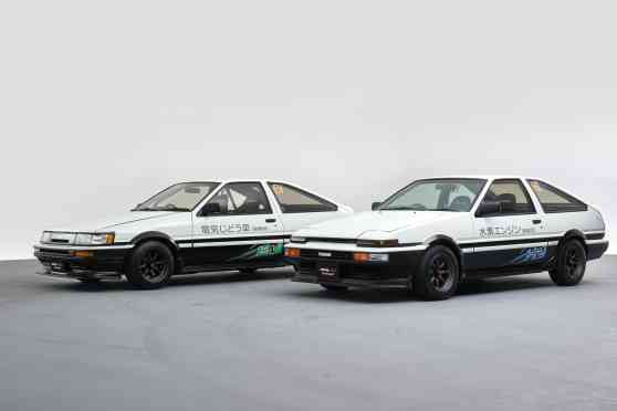 Toyota reveals a pair of electrified AE86s image