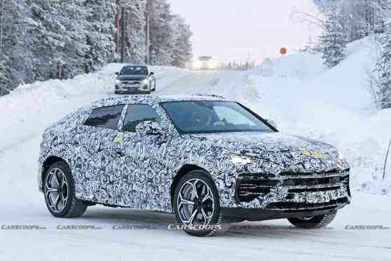 SPIED: Lamborghini testing plug-in hybrid Urus image