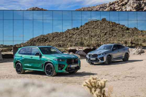 Refreshed 2024 BMW X5 M, X6 M revealed with electrified V8s image