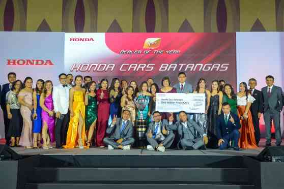 Honda Cars Batangas is HCPI's Dealer of The Year for 2022 image