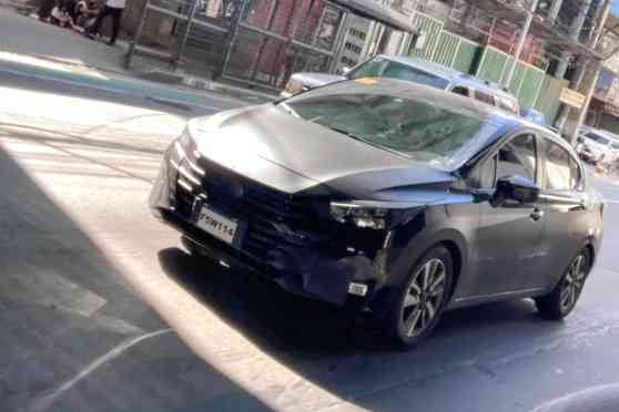 LOOK: Facelifted 2023 Nissan Almera spotted on PH roads image