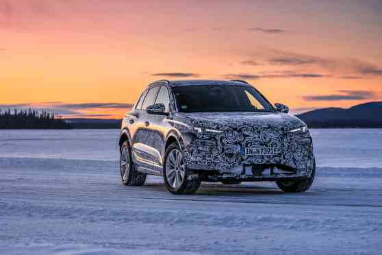 Audi on ice: Q6 e-tron in final testing stage image