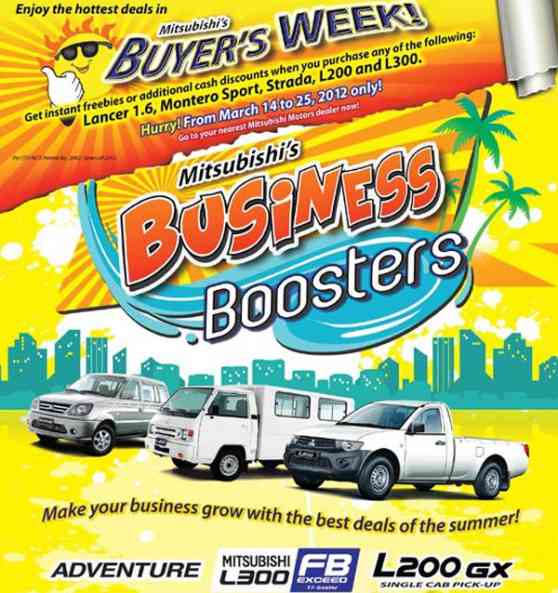 Mitsubishi Motors heats up summer with its Business Boosters deals image