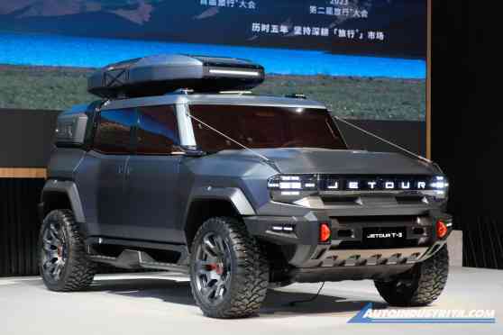 2023 Shanghai: Jetour T-3 Concept is an FJ Cruiser on steroids image