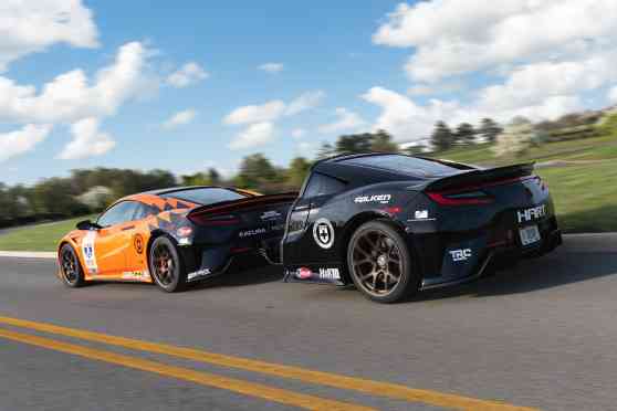 LOOK: Acura turns NSX test mule to motorsport trailer image