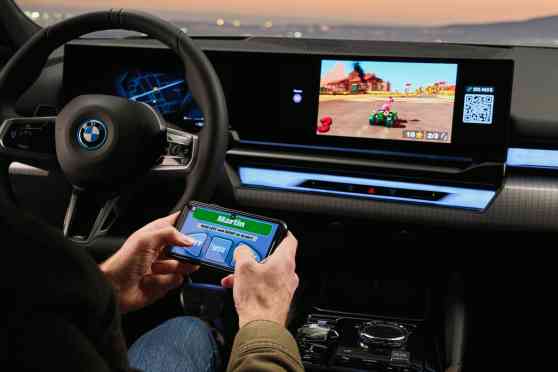 In-car gaming debuts in all-new BMW 5 Series image