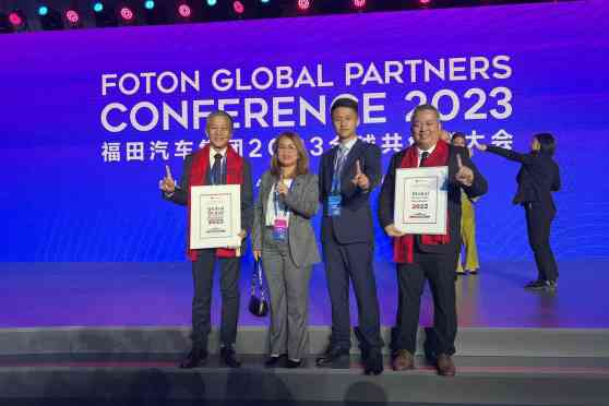Foton PH takes home four awards at 2023 Global Partners Conference image