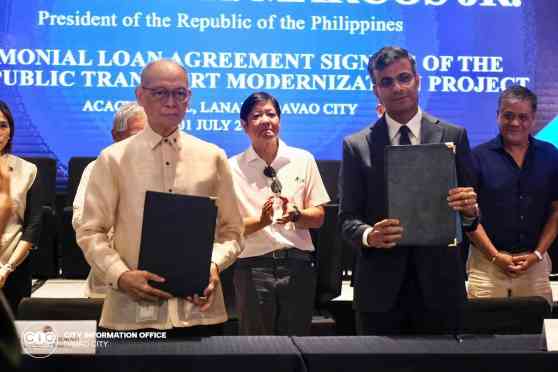 DOTr gets USD 1B loan to modernize Davao&rsquo;s mass transit system image