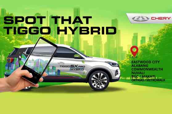 Chery PH giving exciting prizes in &ldquo;Spot That Tiggo Hybrid&rdquo; promo image