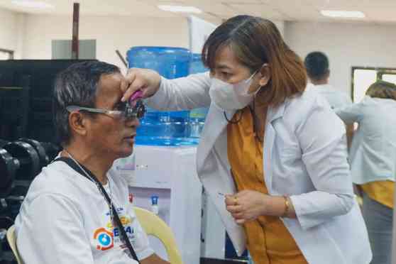 NLEX Corporation conducts eye care program for bus drivers image