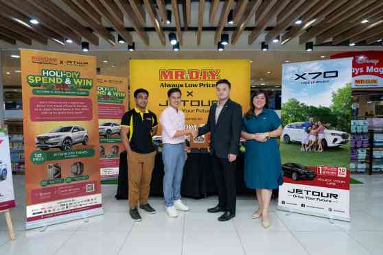 Get a chance to win a Jetour X70 when you shop at Mr. DIY image