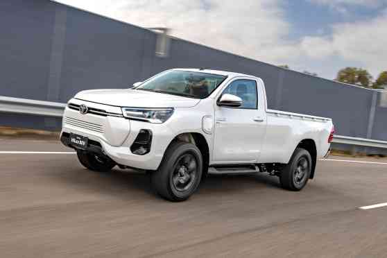 Toyota is looking to test electric pickups as taxis image