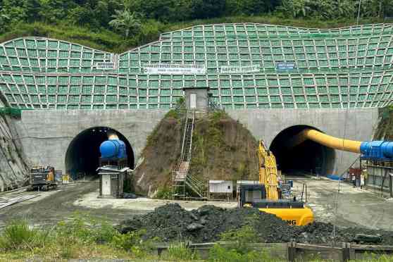 LOOK: Work on 2.3-km Davao City Bypass Twin Tunnel going well image
