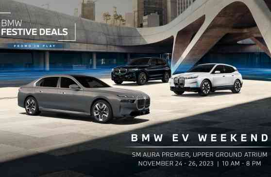 BMW PH to hold EV Weekend at SM Aura Premier Nov 24 to 26 image