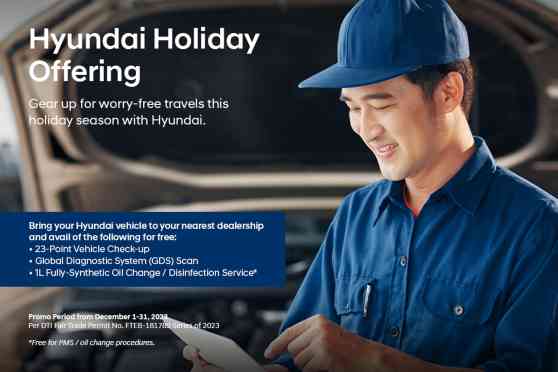 Hyundai PH wants you to have worry-free travels this December image