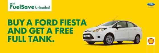 Buy a Ford Fiesta and get a free full tank of Shell FuelSave image