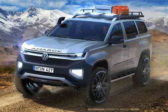 VW Amarok-based SUV render looks like Ford Everest's twin image