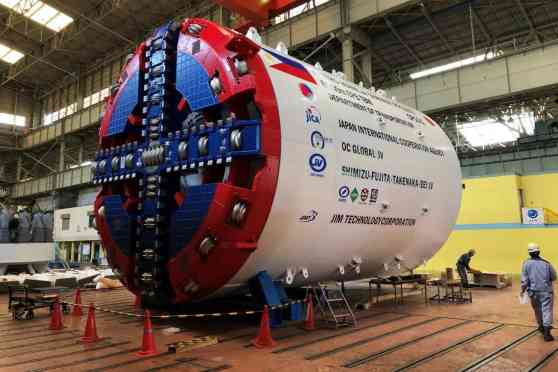 Tunnel boring machine for Metro Manila Subway to cause traffic image