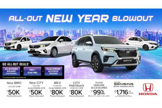Honda goes all out this February with All-out Blowout promo image