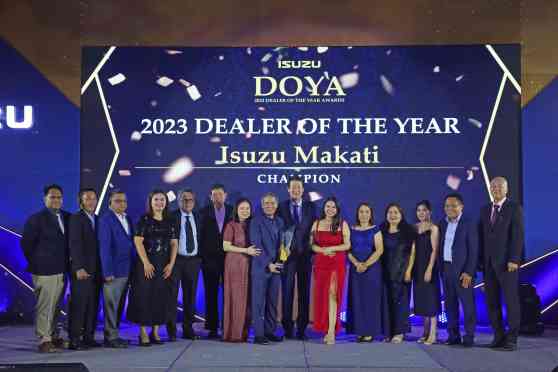 Isuzu Makati wins back-to-back Dealer Of The Year award image