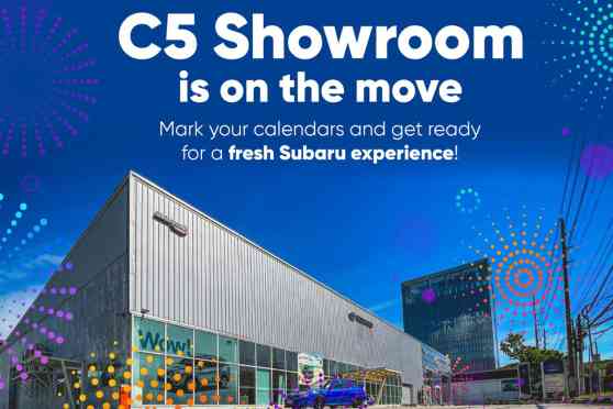 Subaru C5 Pasig dealership moving to new location image