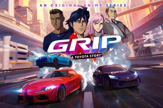 Toyota makes its own Initial D inspired anime with 'GRIP' image
