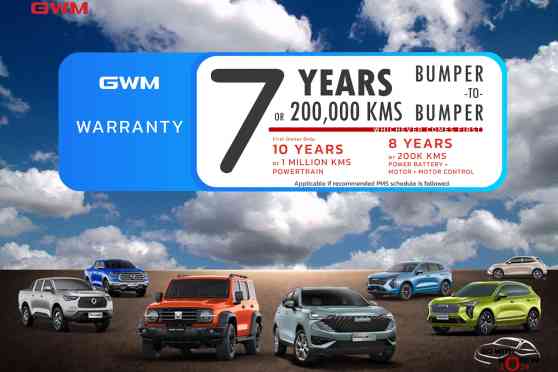 GWM PH launches comprehensive 7-year warranty program image