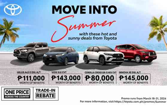Enjoy hot and sunny deals from Toyota this March image