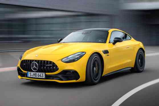 Mercedes-AMG adds RWD, electric turbo-four to GT coupe image