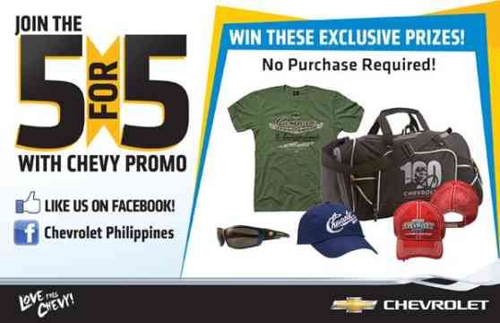 Chevrolet Philippines Launches Facebook Promo image