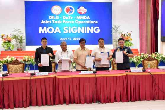 MMDA, DOTr & DILG form joint task force vs colorum vehicles image