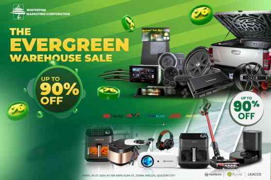 Up to 90% discounts await you at Winterpine's Evergreen Warehouse Sale image