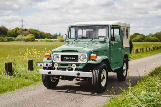 This classic Toyota Land Cruiser FJ40 is an all-electric 4x4 image