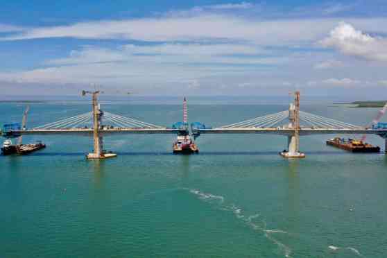 DPWH rushing to complete remaining sections of of Panguil Bay Bridge image
