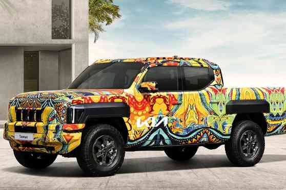 This is your first look at 2025 Kia Tasman pickup truck image