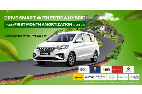 Suzuki PH offers 1 month free amortization with Ertiga Hybrid image
